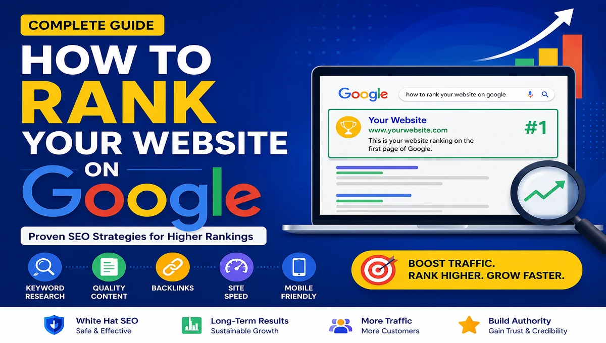 How to Rank Your Website on Google (Complete SEO Guide)