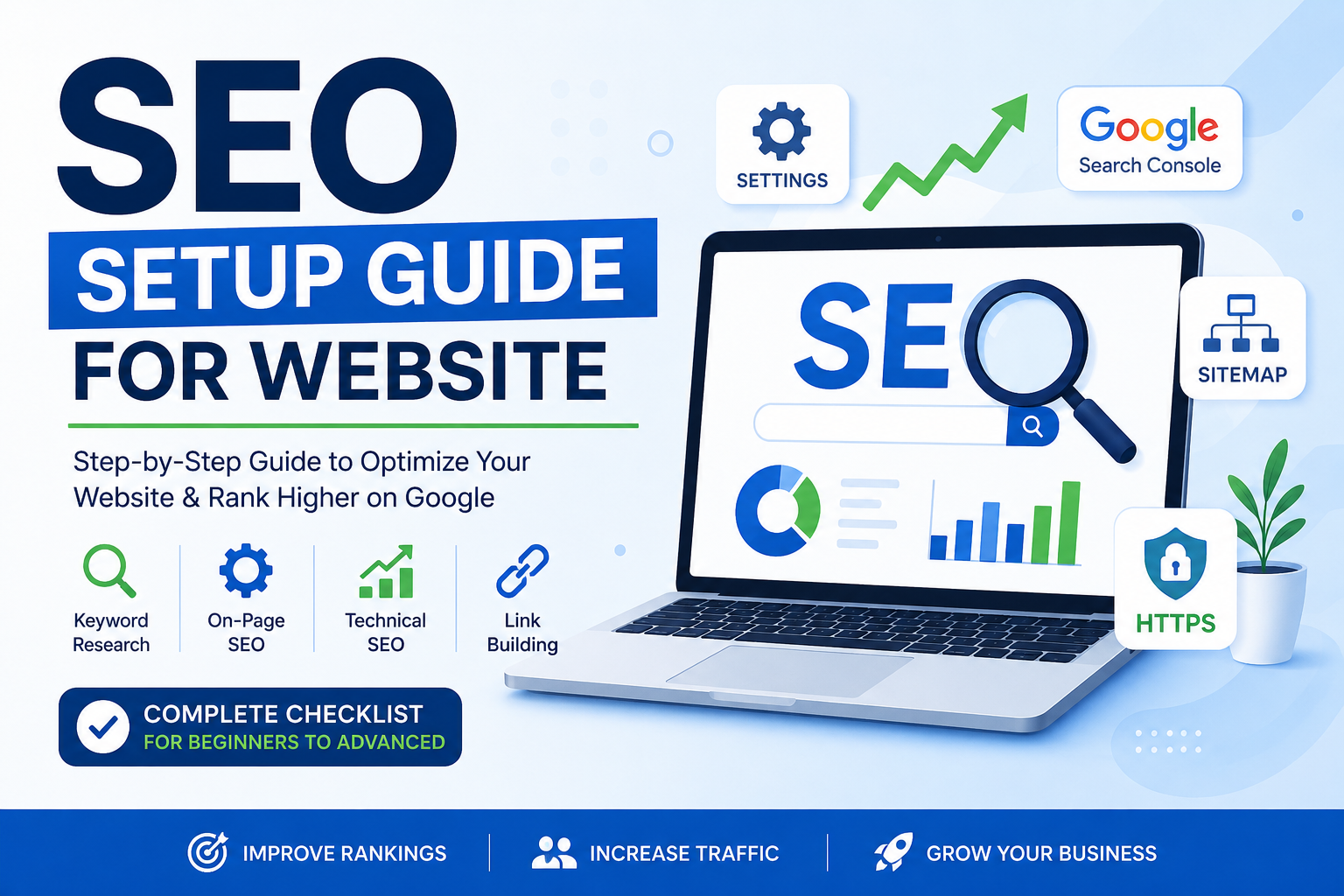 SEO Setup Guide for Website: A Complete Beginner-to-Advanced Checklist