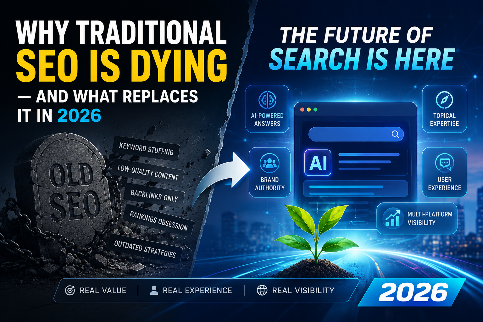 Why Traditional SEO Is Dying — And What Replaces It in 2026
