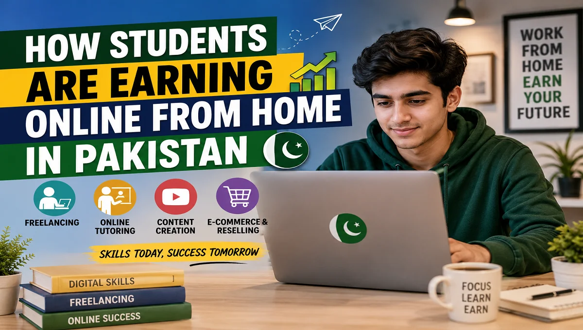 How Students Are Earning Online From Home in Pakistan