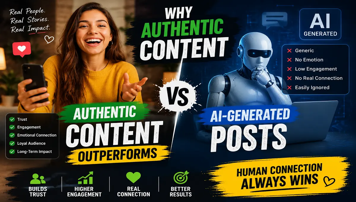 Why Authentic Content Outperforms AI-Generated Posts