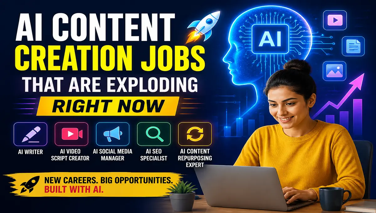 AI Content Creation Jobs That Are Exploding Right Now
