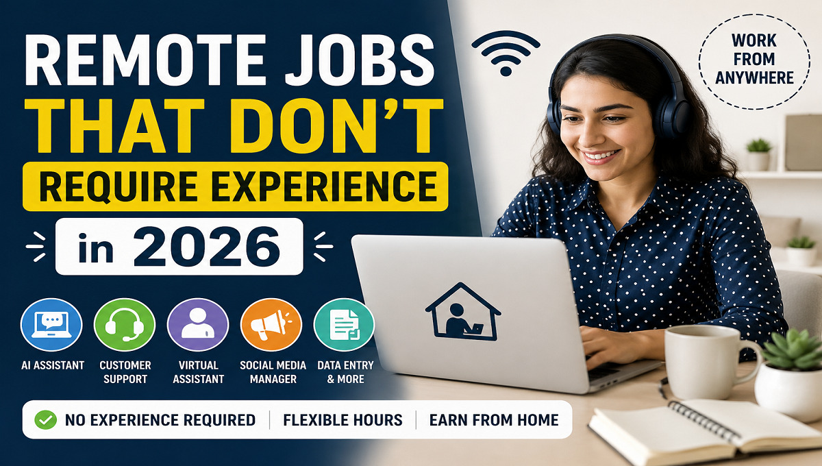 Remote Jobs That Don’t Require Experience in 2026