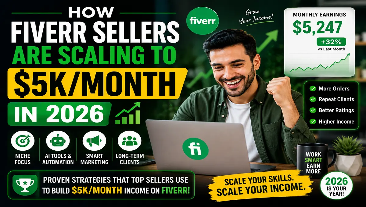 How Fiverr Sellers Are Scaling to $5K/Month in 2026