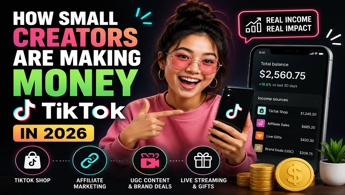 How Small Creators Are Making Money on TikTok in 2026