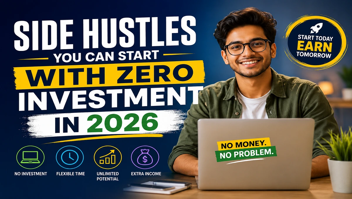 Side Hustles You Can Start With Zero Investment in 2026