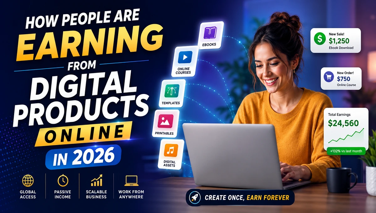 How People Are Earning From Digital Products Online in 2026