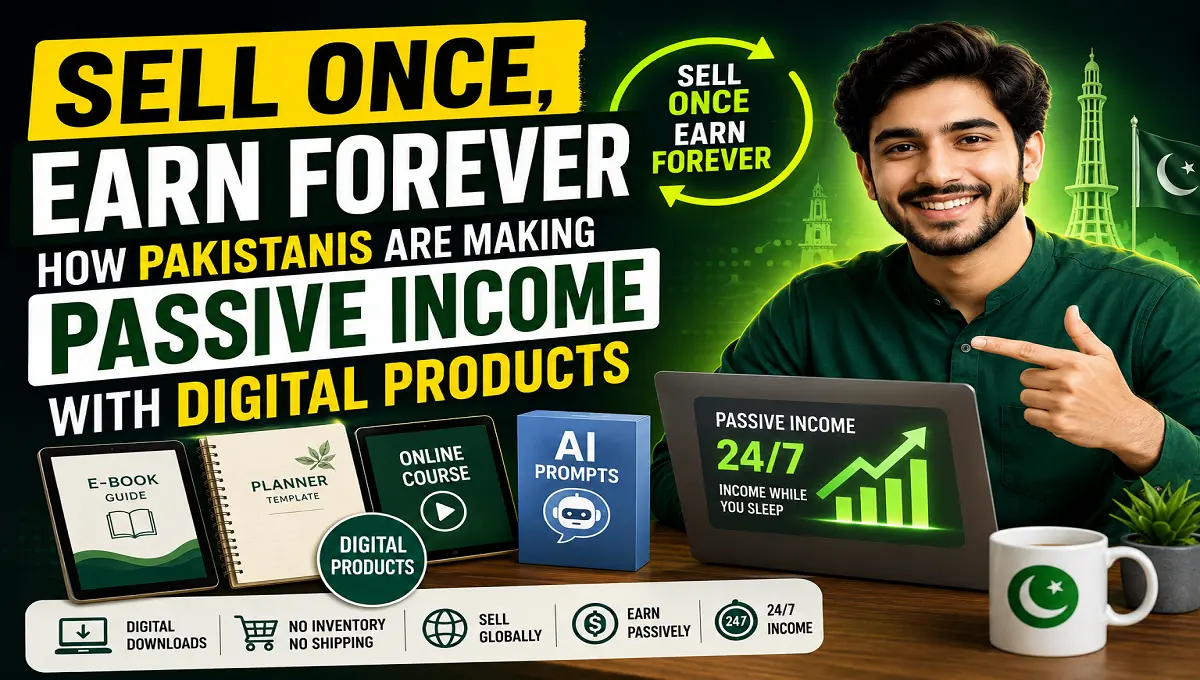 Sell Once, Earn Forever: How Pakistanis Are Making Passive Income With Digital Products