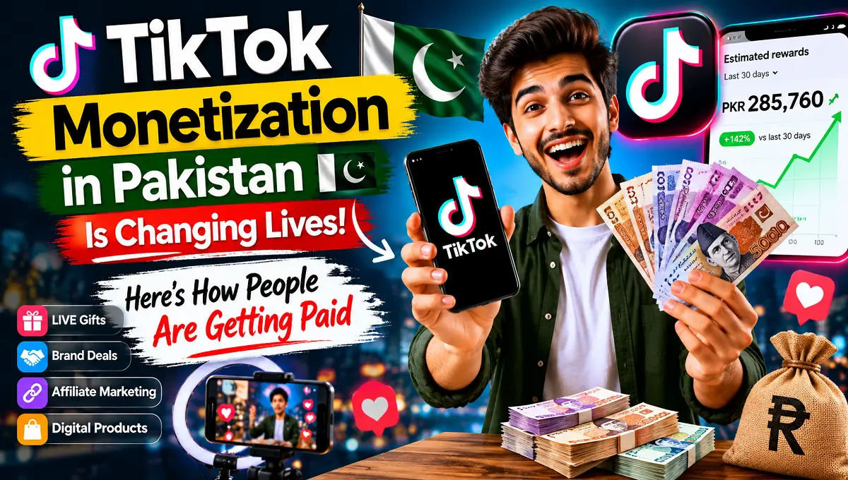 TikTok Monetization in Pakistan Is Changing Lives — Here’s How People Are Getting Paid