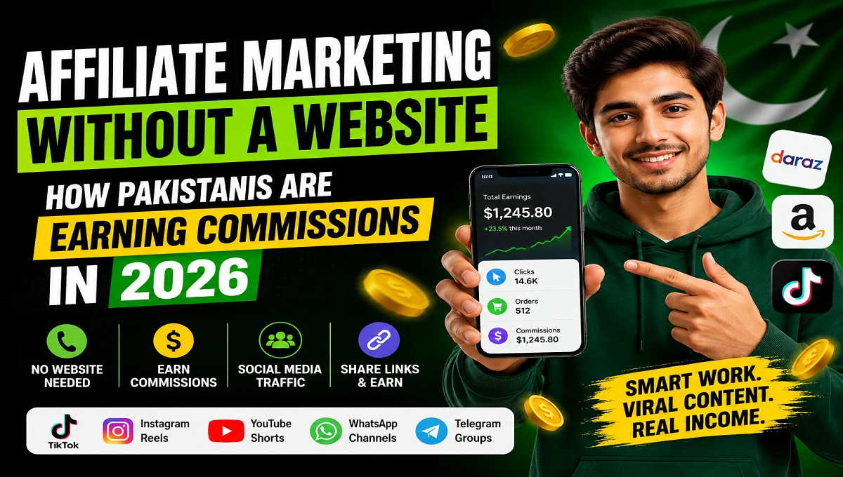 Affiliate Marketing Without a Website: How Pakistanis Are Earning Commissions in 2026