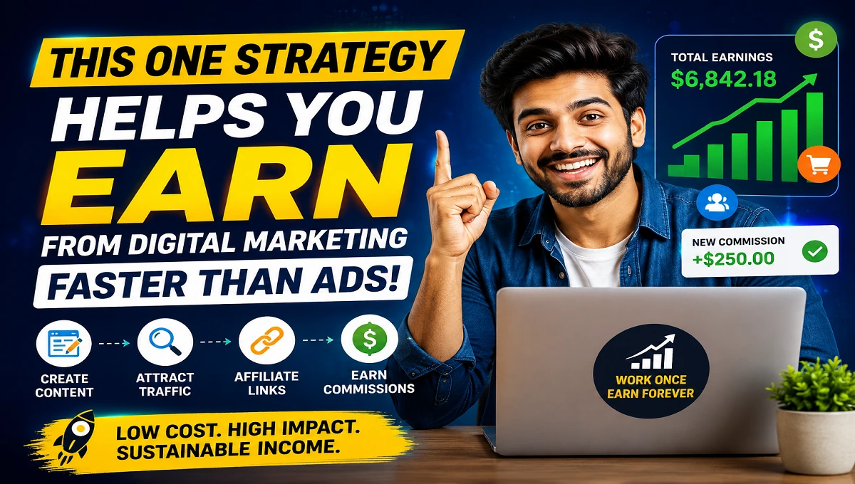 This One Strategy Helps You Earn from Digital Marketing Faster Than Ads