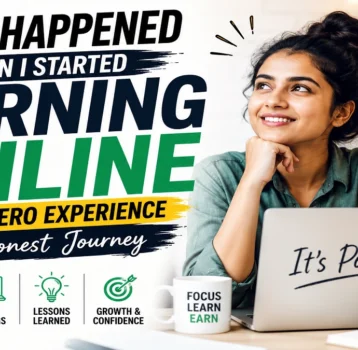 What Happened When I Started Earning Online With Zero Experience – My Honest Journey