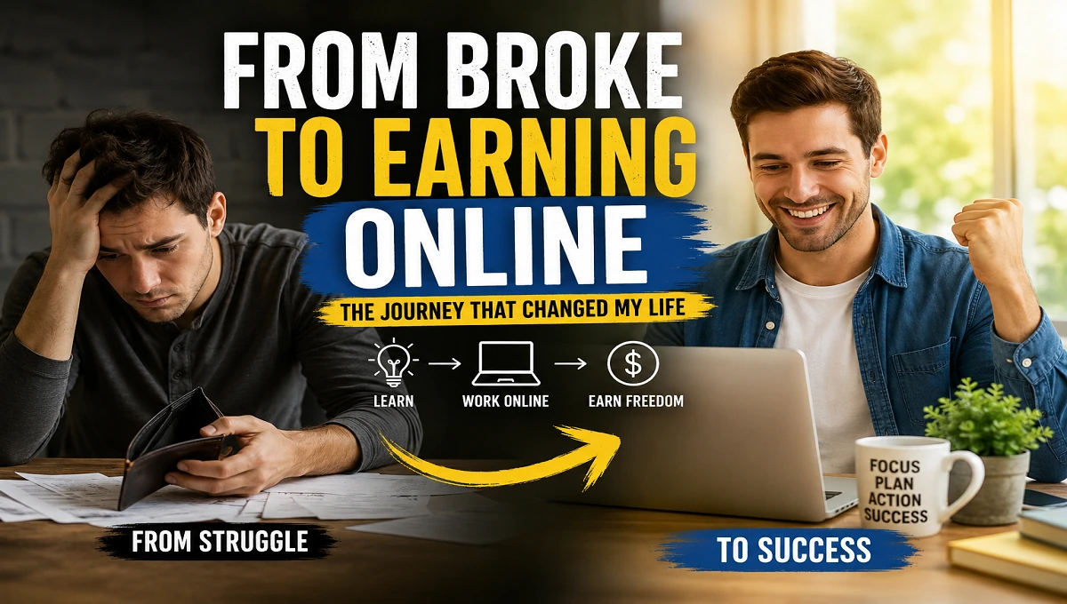 From Broke to Earning Online: The Journey That Changed My Life