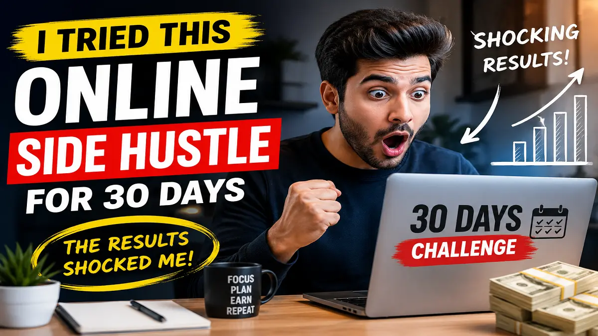 I Tried This Online Side Hustle for 30 Days – The Results Shocked Me