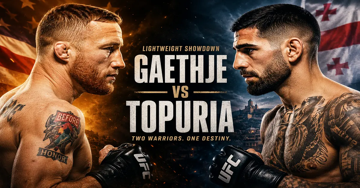 Gaethje Stuns the World: “The Highlight” Stops Topuria at the White House
