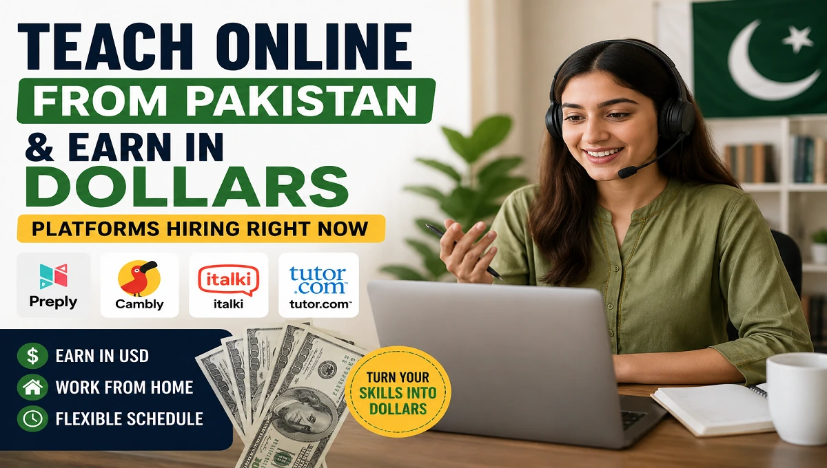 Teach Online From Pakistan and Earn in Dollars: 7 Platforms Hiring Tutors Right Now