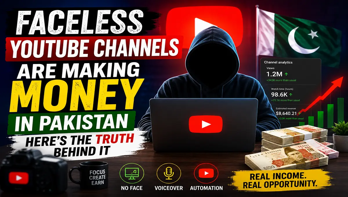 Faceless YouTube Channels Are Making Money in Pakistan in 2026