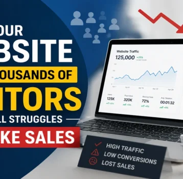 Why Your Website Gets Thousands of Visitors but Still Struggles to Make Sales