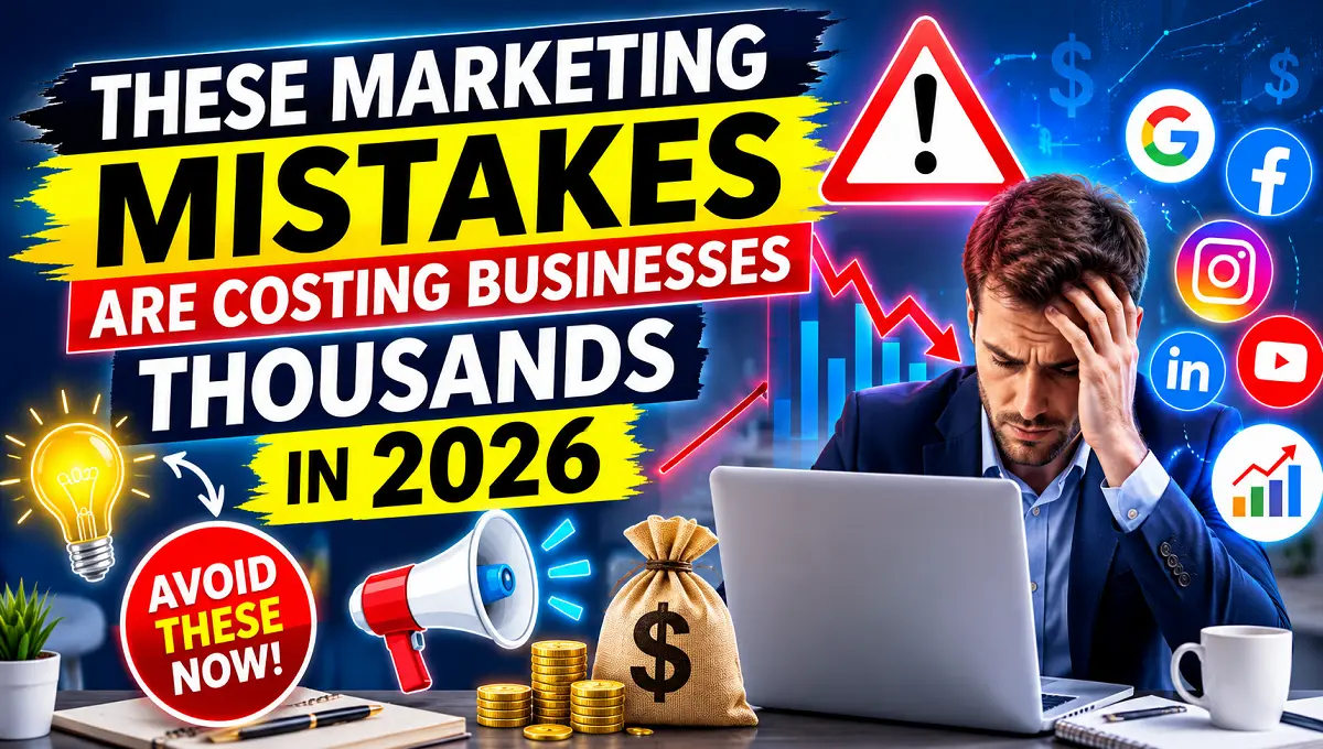 These Marketing Mistakes Are Costing Businesses Thousands in 2026