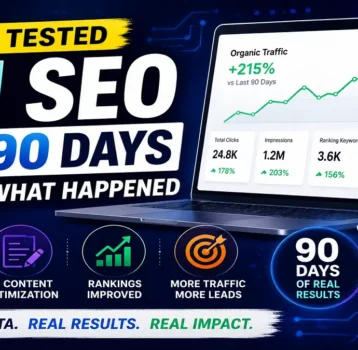 We Tested AI SEO for 90 Days – Here’s What Happened