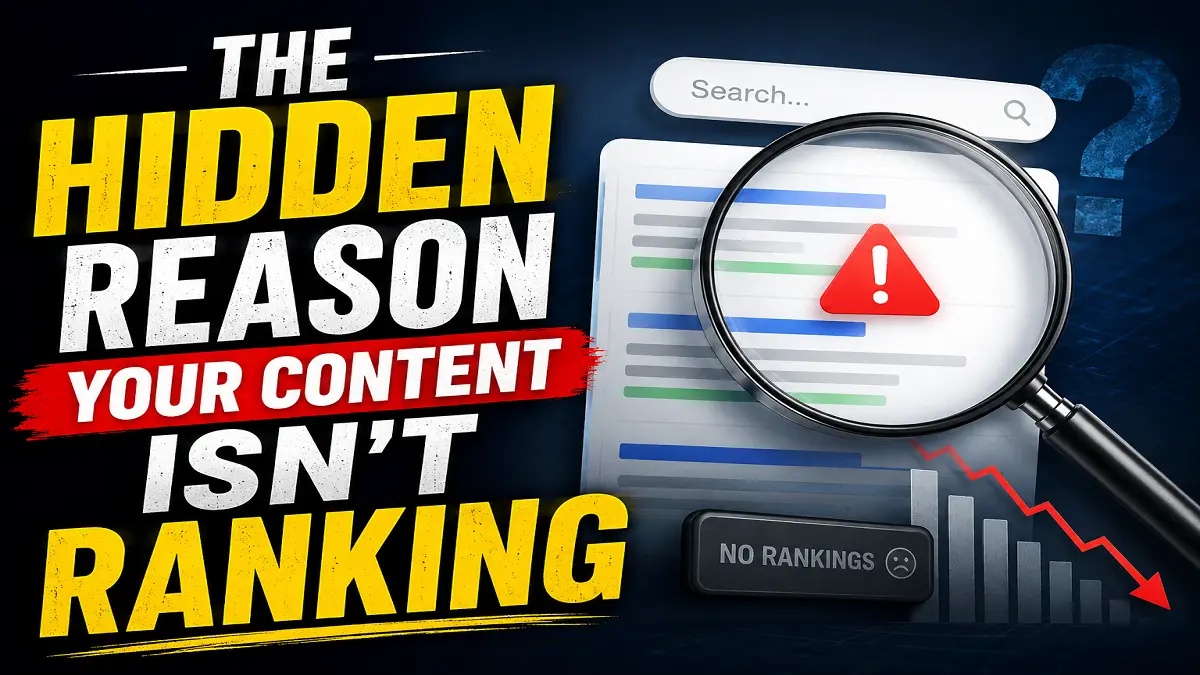 The Hidden Reason Your Content Isn’t Ranking