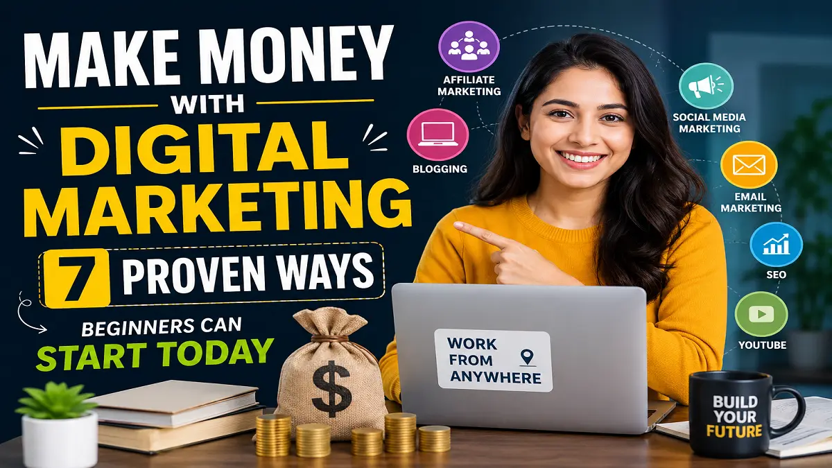 Make Money with Digital Marketing: 7 Proven Ways Beginners Can Start Today