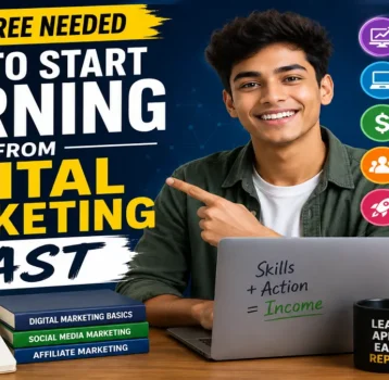 No Degree Needed: How to Start Earning from Digital Marketing Fast