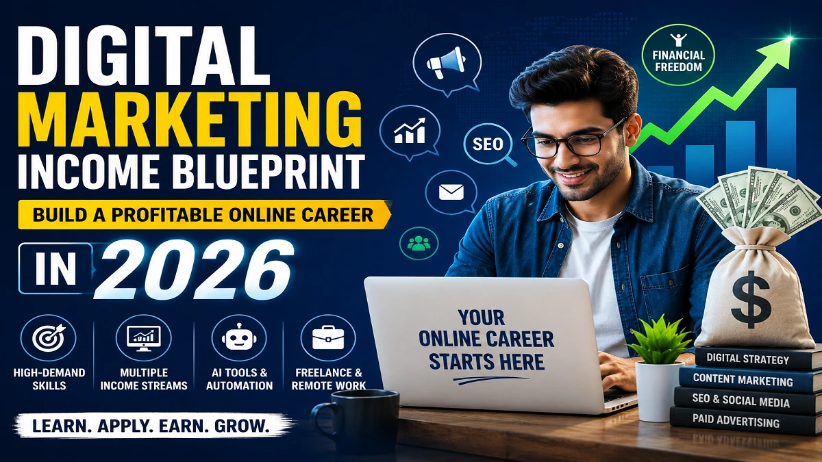 Digital Marketing Income Blueprint: Build a Profitable Online Career in 2026