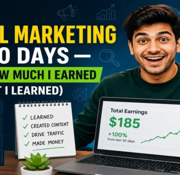I Tried Digital Marketing for 30 Days – Here’s How Much I Earned (And What I Learned)