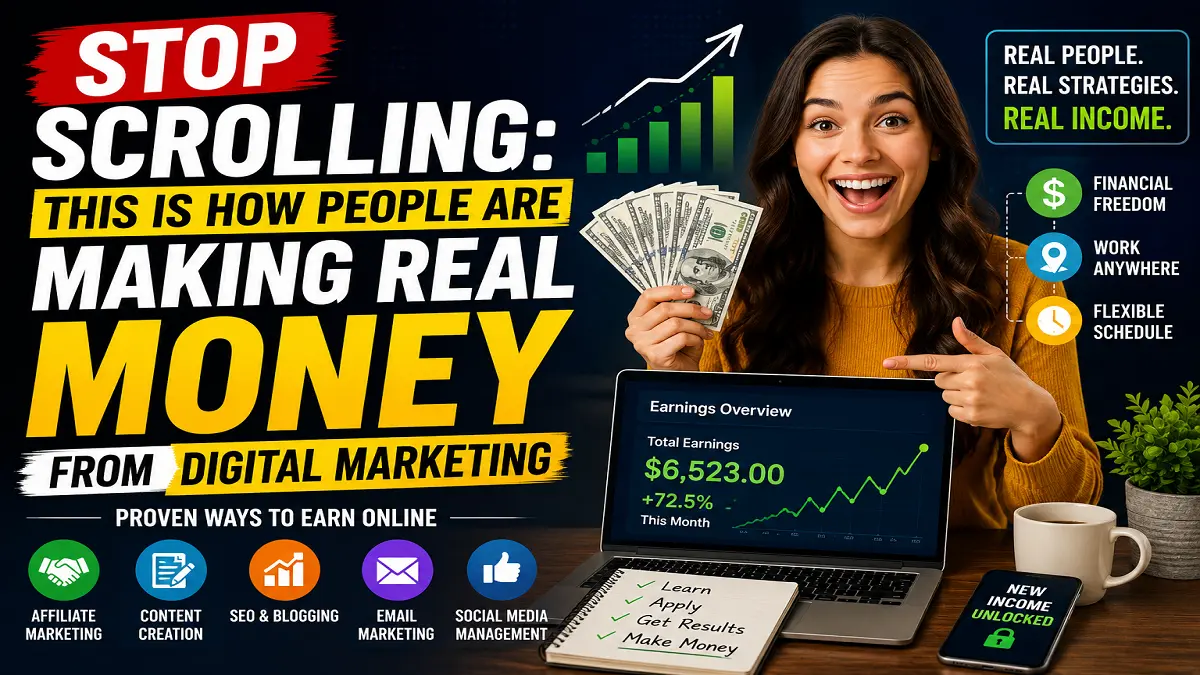 Stop Scrolling: This Is How People Are Making Real Money from Digital Marketing