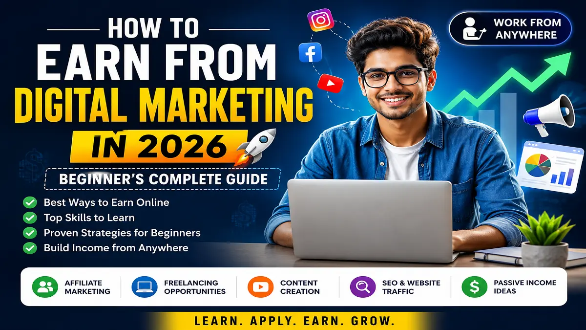 How to Earn from Digital Marketing in 2026: Beginner’s Complete Guide