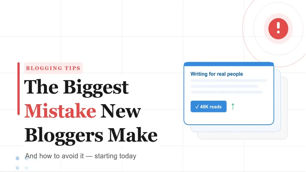 biggest blogging mistake