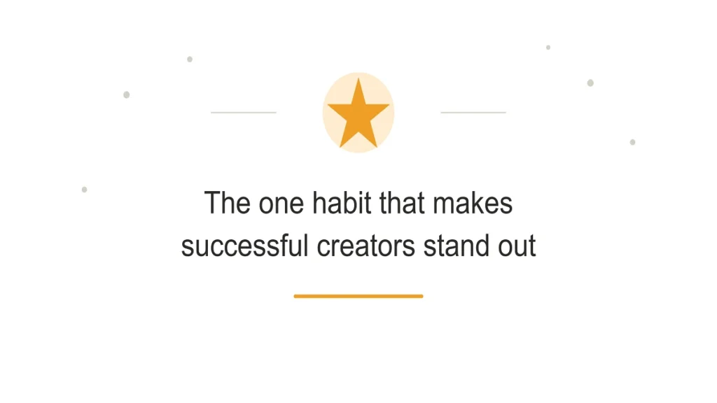 Successful creators