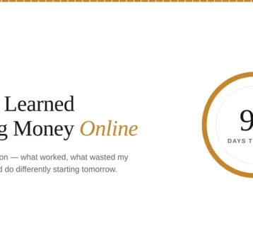 What I Learned After 90 Days of Online Earning