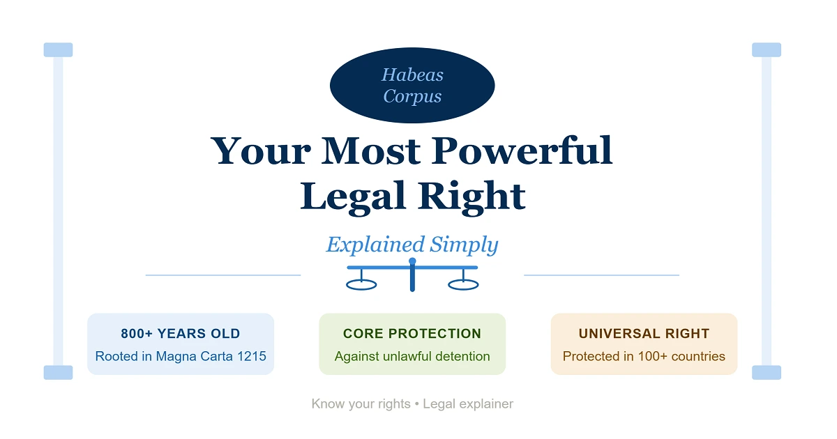 Habeas Corpus 2026: Your Most Powerful Legal Right Explained Simply