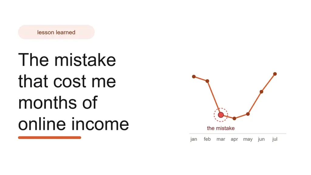 online income mistakes