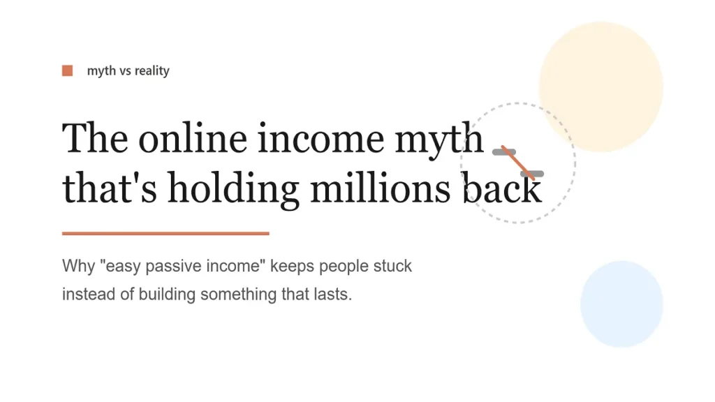 online income myth