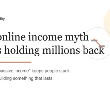 The Online Income Myth That’s Holding Millions Back
