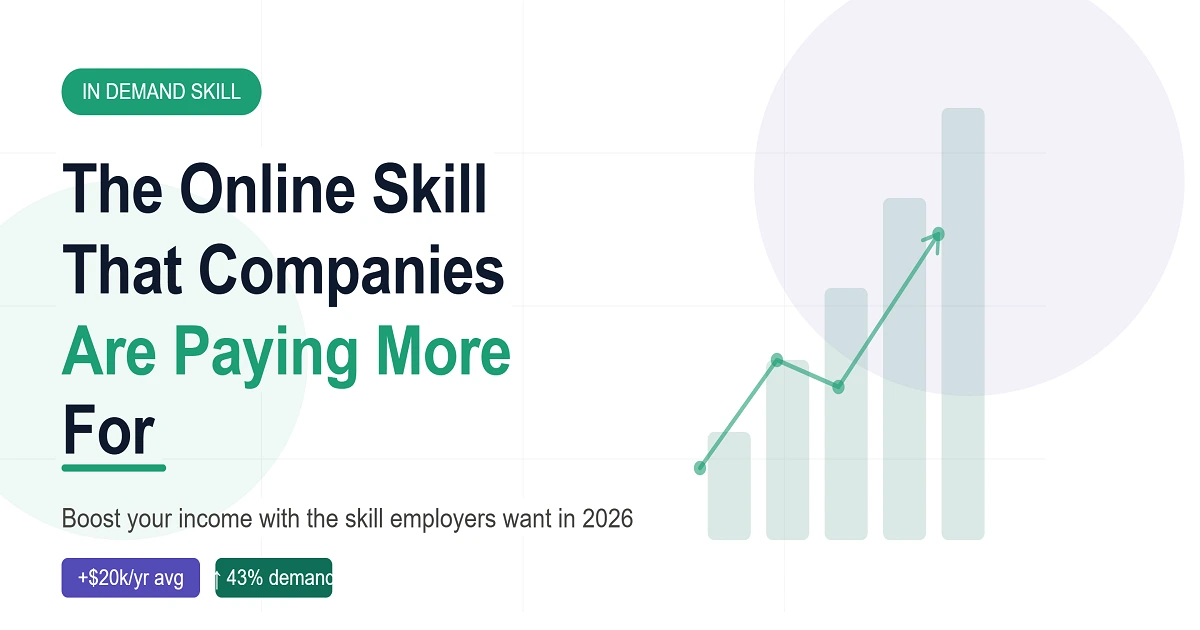 The Online Skill That Companies Are Paying More For