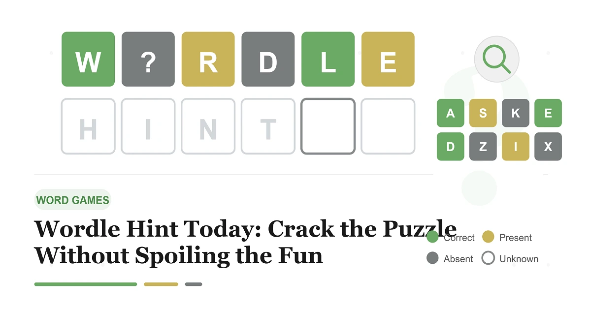 Wordle Hint Today: Crack the Puzzle Without Spoiling the Fun